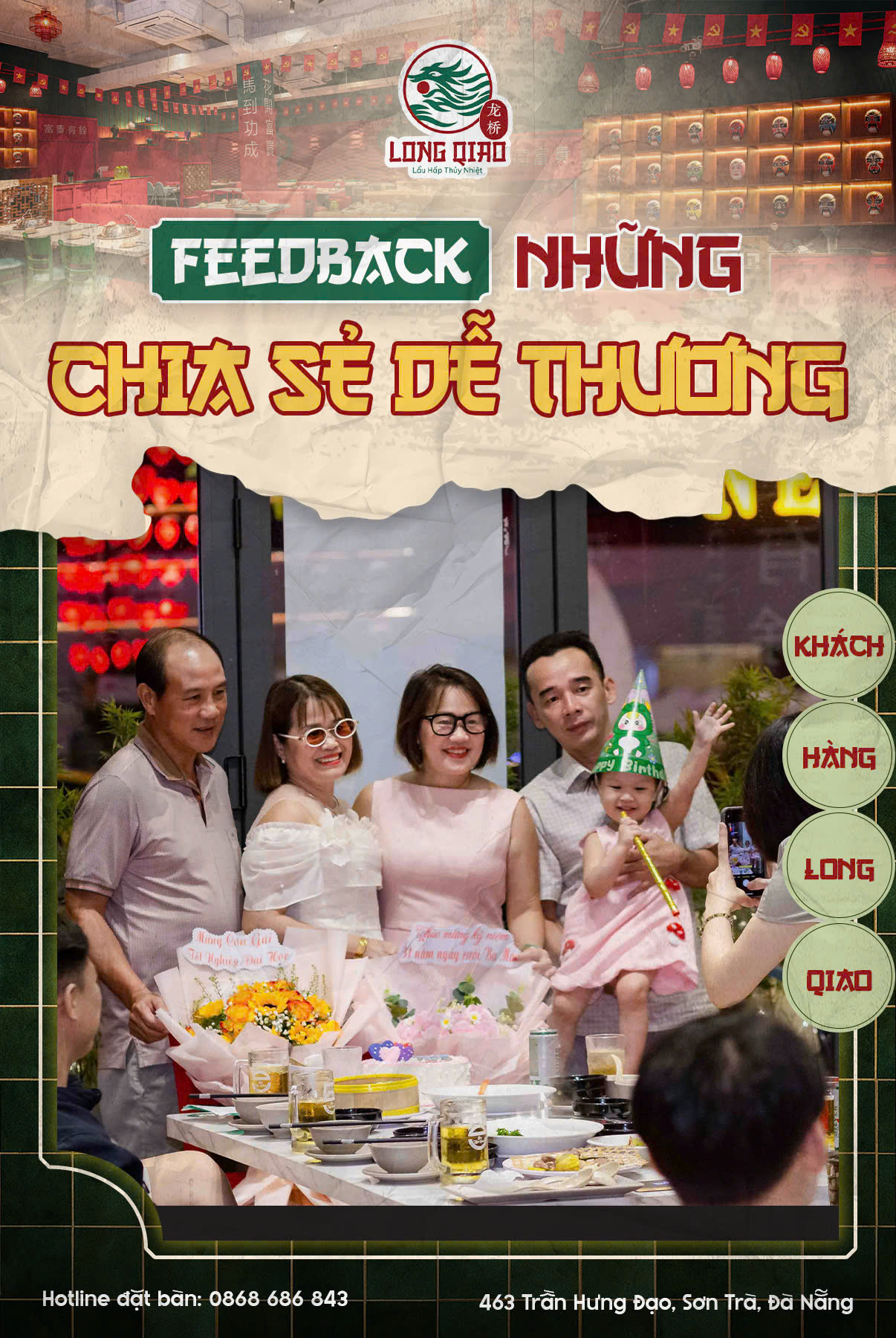 NHỮNG CHIA SẺ DỄ THƯƠNG CỦA KHÁCH HÀNG LONGQIAO